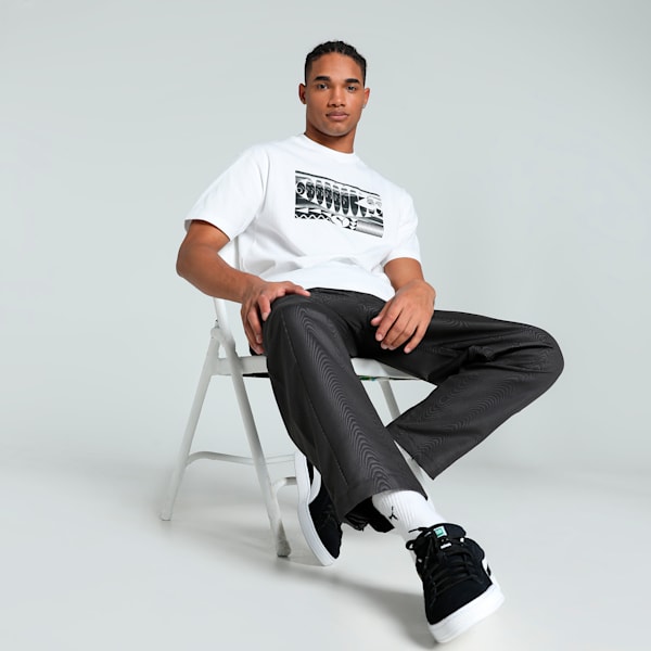 GRAPHICS "Fast" Men's Relaxed Fit Tee, PUMA White, extralarge-IND